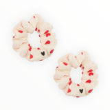 Mini chouchous | Coeurs rouges