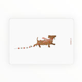 Carte | Teckel de Noël