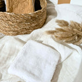 Lingette lavable | Brodé camel