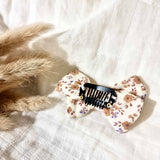 Barrette noeud papillon | Campagne ocre
