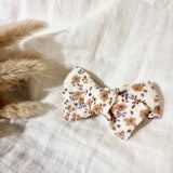 Barrette noeud papillon | Campagne ocre