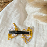 Barrette | Fleurs moutarde