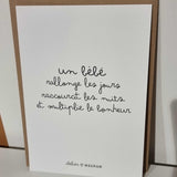 |SURPRISE| Carte "Un bébé rallonge