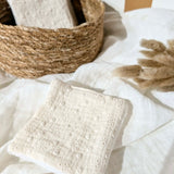 Lingette lavable | Brodé écru