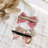 Barrettes | Pois rose