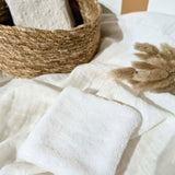 Lingette lavable | Brodé écru