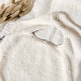 Bavoir bandana | Fleur blanche
