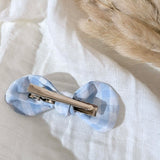 Barrette | Vichy bleu