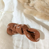 Barrette | Fleurs marron