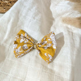 Barrette | Fleurs moutarde