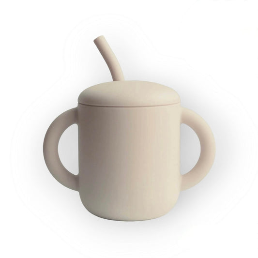 Tasse avec paille | Sable
