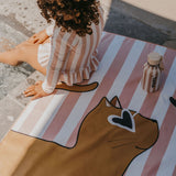 Serviette de plage | Chat