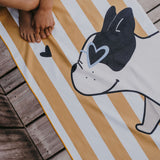 Serviette de plage | Bouledogue