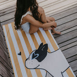 Serviette de plage | Bouledogue