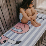 Serviette de plage | Flamant