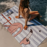 Serviette de plage | Flamant