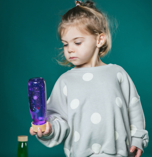 Bouteille sensorielle | Violette